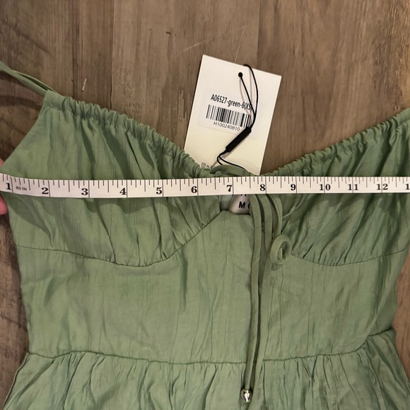 Hello Molly NWT Green Mini Dress - Picture 7 of 11